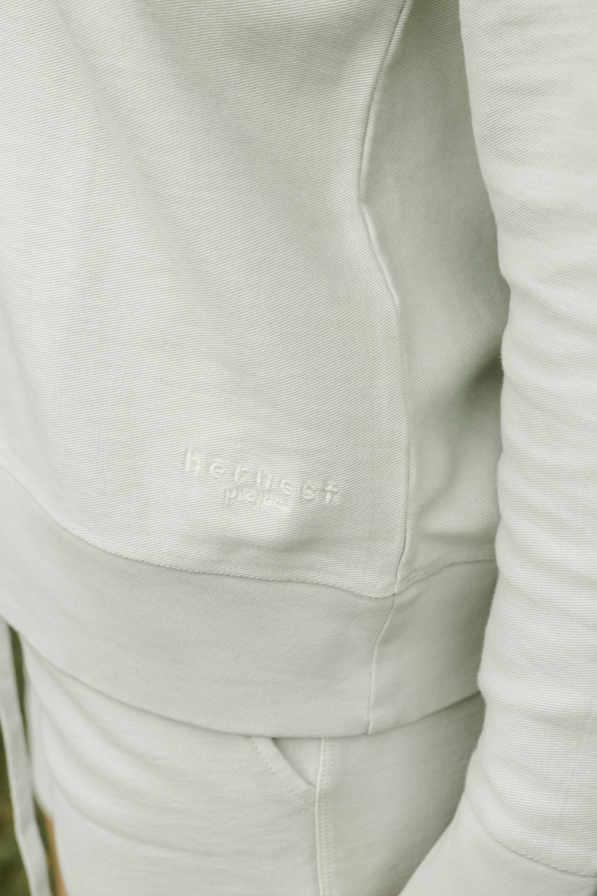 Céline Organic Cotton Long Sleeve V-Neck