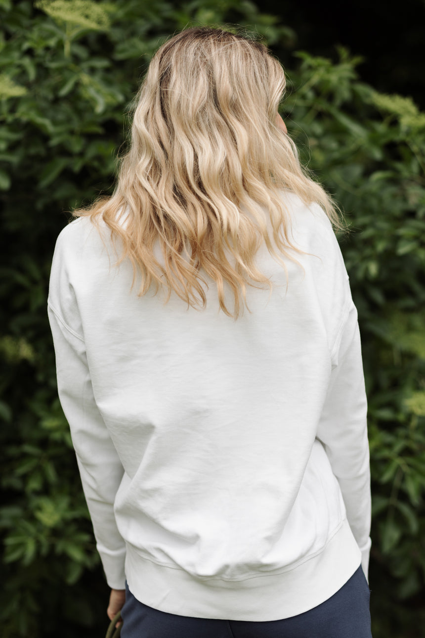 Céline Organic Cotton Long Sleeve V-Neck
