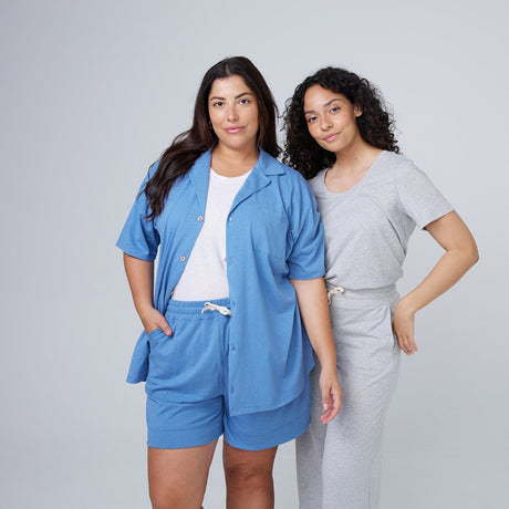 Women's sleepwear and loungewear sets by hernest project in Tencel and Recycled Cotton