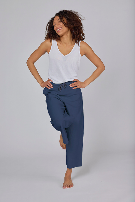 Freya Organic Cotton Wide Leg Lounge Pant