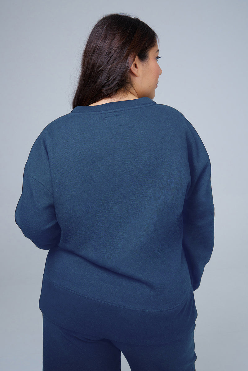 Grace RESET Brushed Fleece V-Neck Sweatshirt