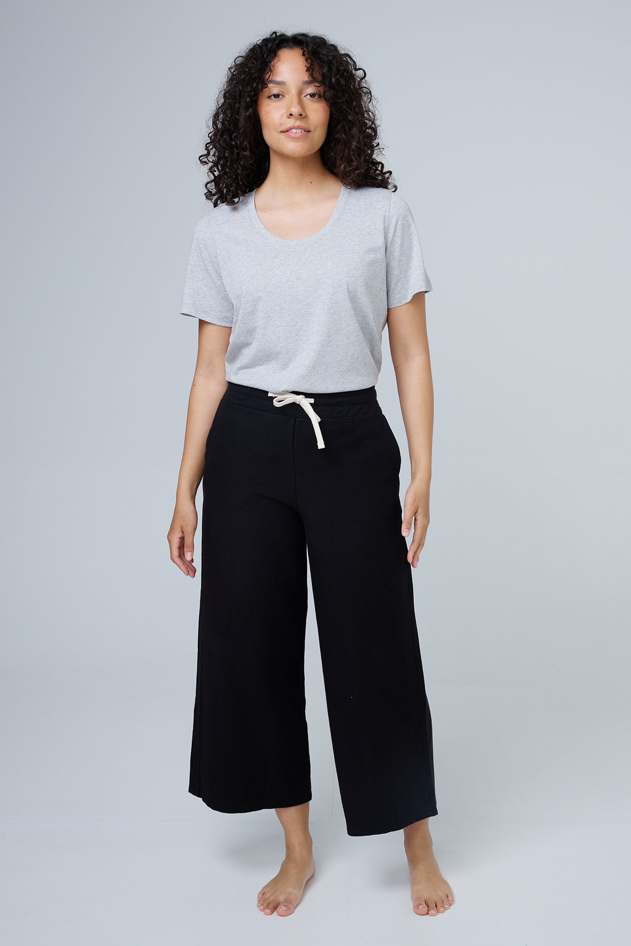 Freya Organic Cotton Wide Leg Lounge Pant