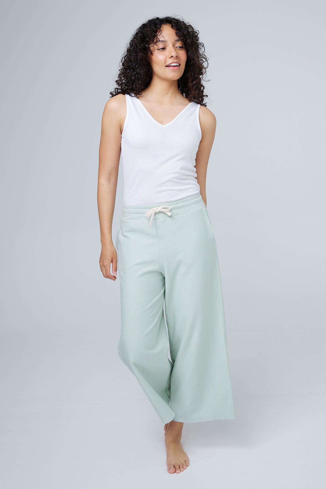 Freya Organic Cotton Wide Leg Lounge Pant