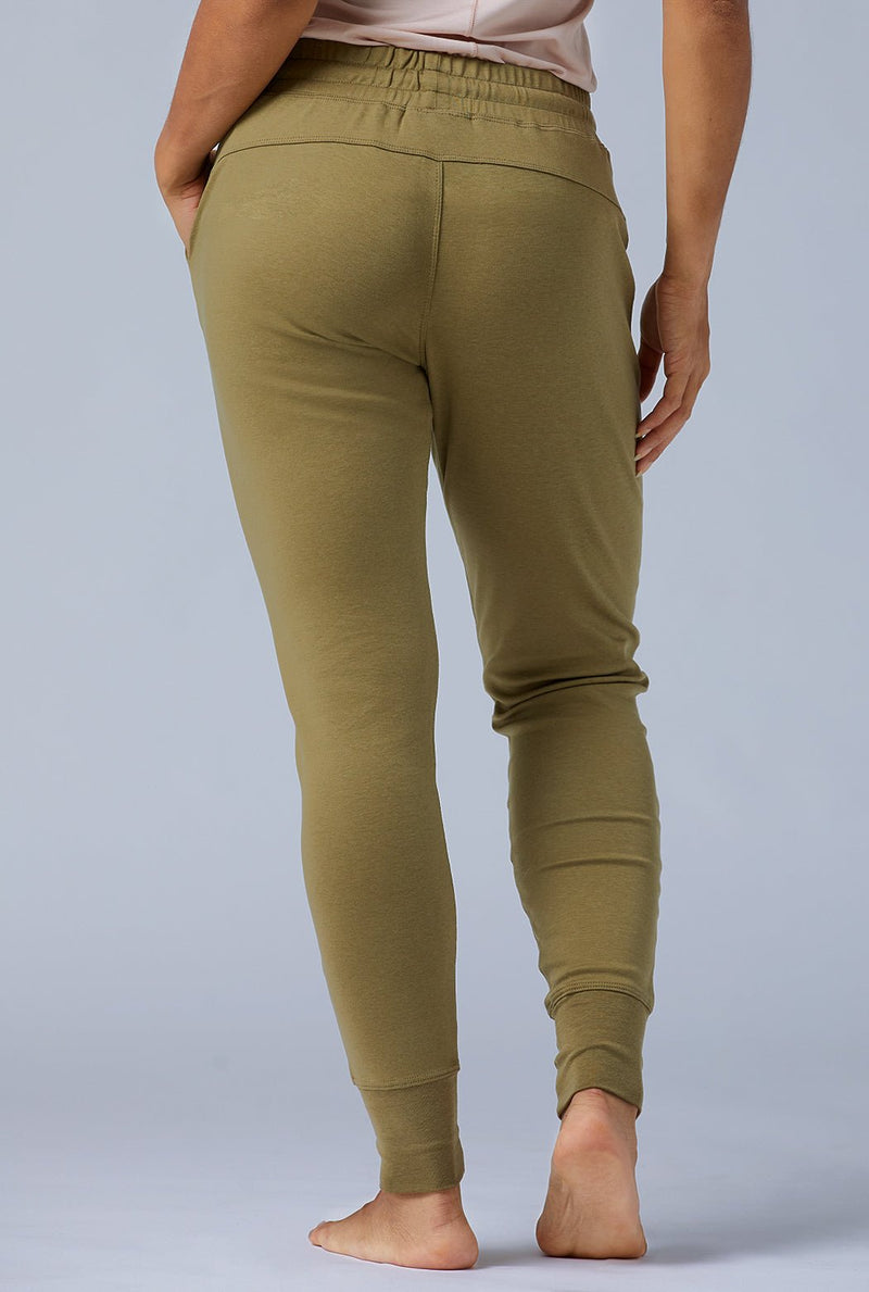 Edith Midweight Slim Jogger -MARTINI OLIVE