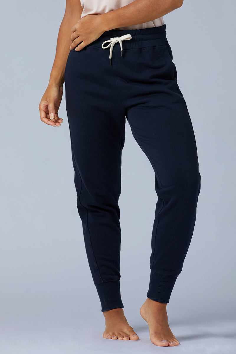 Lounge Pants, Jenny 100% Organic Cotton Brushed Fleece Jogger